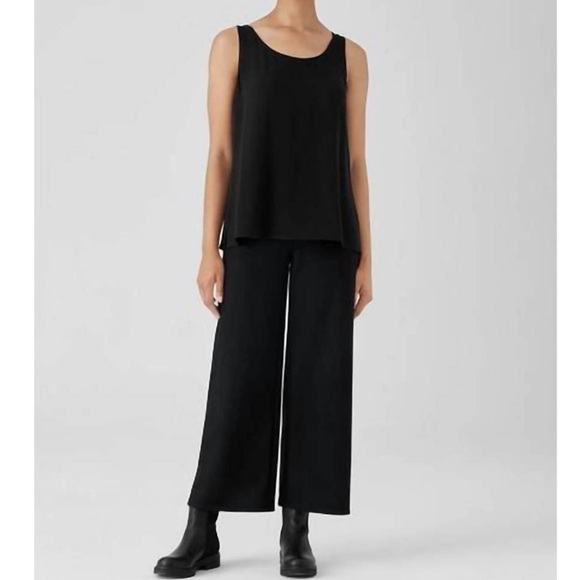 🆕Eileen Fisher Heavyweight Silk Charemuse Tank Top - Picture 1 of 7